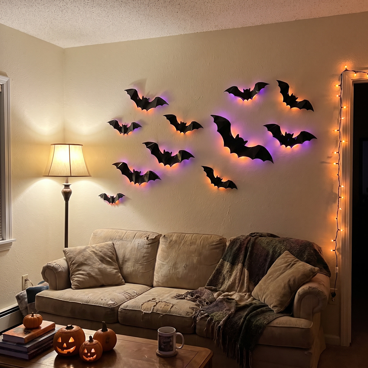 BatLumin™ 3D LED Wall Bats