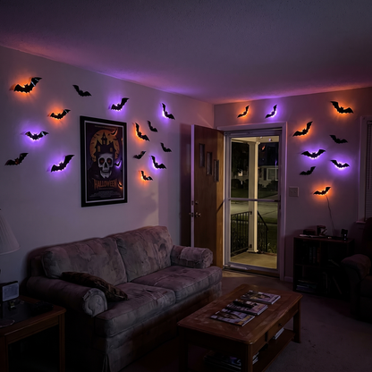 BatLumin™ 3D LED Wall Bats